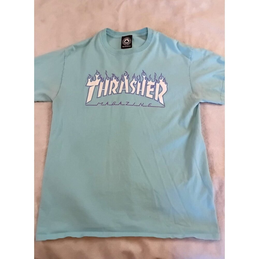 Thrasher Magazine Blue T-Shirt M Cotton San Francisco